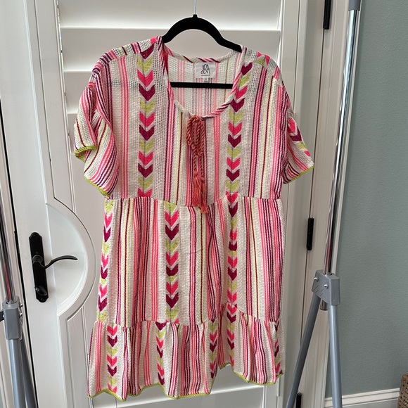 dra los angeles Dresses & Skirts - Multi-Colored Striped Casual Dress